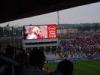 Large outdoor 12mm stadium backlit led display , full color led signs for football field