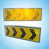 Corrosion resistance yellow Solar Powered Display LED Traffic sign 1200 * 400 * 65mm