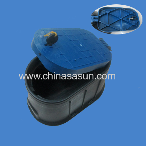 DN15mm pp plastic water meter box for construction