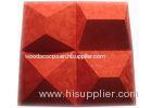 Red Sound BT Acoustic Diffuser Panel , Fire - Resistance Sound Absorptive BT new pattern