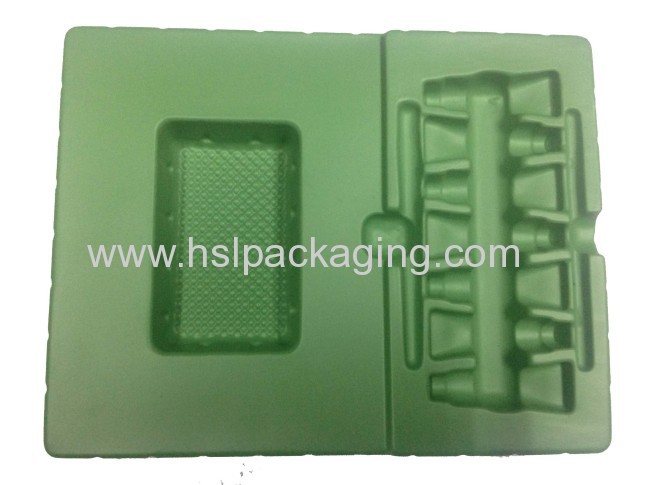 Enhanced plastic trays for electricals