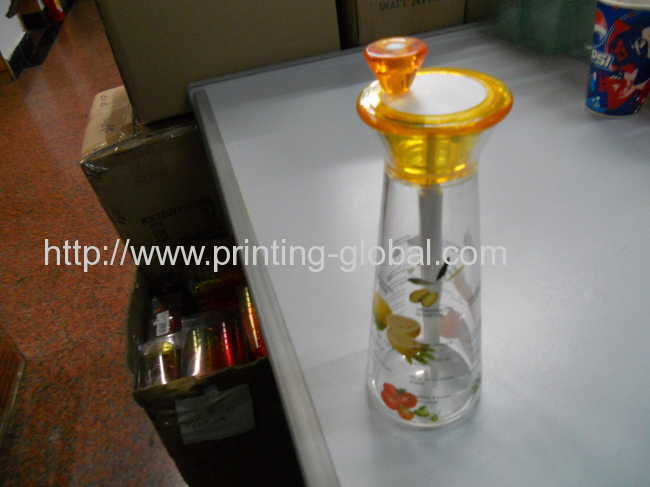 Thermal transfer film for glass ampulla with cork