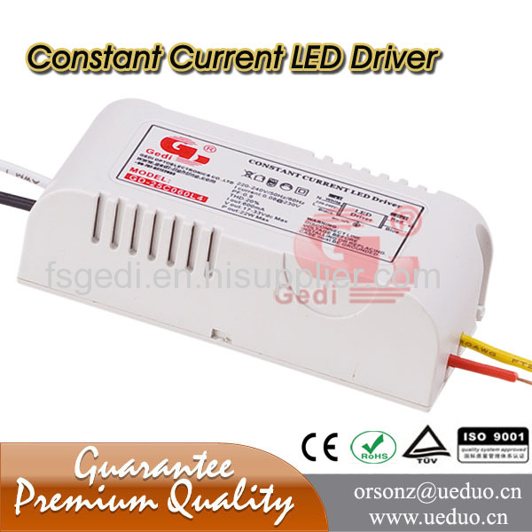 9W 350mA constant current led driver for led lighting power supply