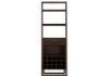 Home Wood Wine Display Stands , Commercial Corner Wine Cabinet