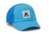 Silk Printed Blue Personality Kids Baseball Caps , Poly-Cotton 6 Panel Hats