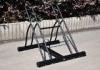 Heavy Duty Metal Powder Coated Floor Two Bicycle Display Stand