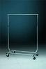 Mobile Clothing Display Racks , Metal Portable Clothes Rack Stand