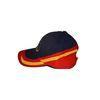 Canvas Cotton 56cm - 60cm Two Tones Ladies Baseball Caps / Hats With Plastic Velcro