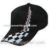 Customized Embroidered 58cm Racing Baseball Caps With 6 Panel For Men