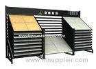 Metal Ceramic Tile Sample Board Display Rack With Square Tube