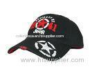 Custom Flat Peak Snapback Visor Baseball Cap , 54cm - 63cm 5 Panel Hats For Men