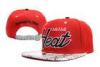 6-Panel 100% Cotton Red Strap Back Hats With Embroidery Logo , 56cm - 60cm