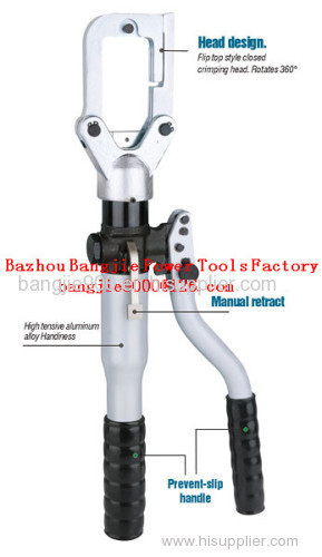 Battery multi-functional tool crimping