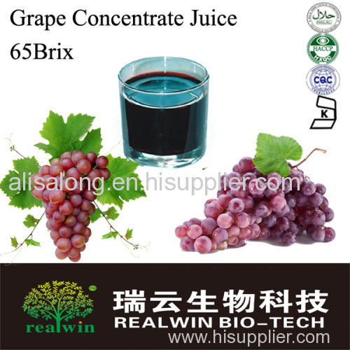 Natural Grape Fruit Juice Concentrate 65brix/Grape concentrate juice