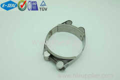 High Quality Stainless Steel Double Bolt Hose Clamp KGD8x100SS