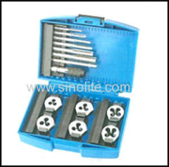 13pcs metric tap and hexagon die set