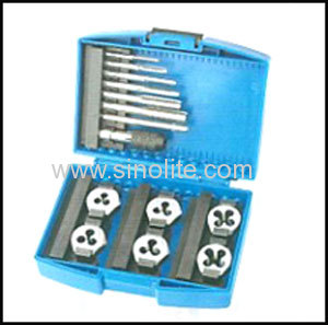 13pcs metric tap and hexagon die set