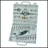 45pcs Metric tap and die set in blow case