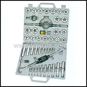 45pcs Metric tap and die set in blow case