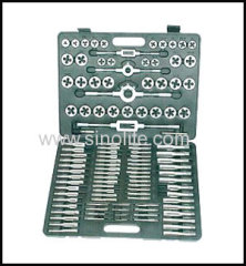 110pcs Metric tap and die set