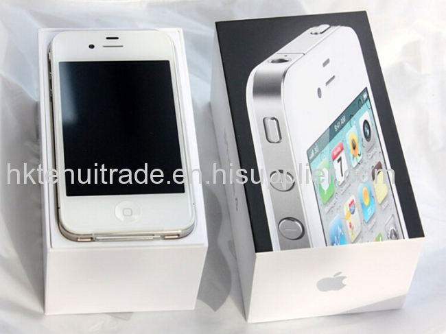 DHL Free cheap wholesale original Apple iphone 4 sealed factory unlocked mobile phone