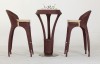 Rattan bar table and chair