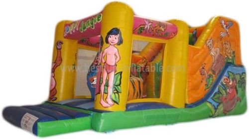 Inflatable Bounce House Slide For Kids