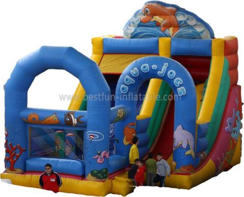 Commercial Sea World Inflatable Slide