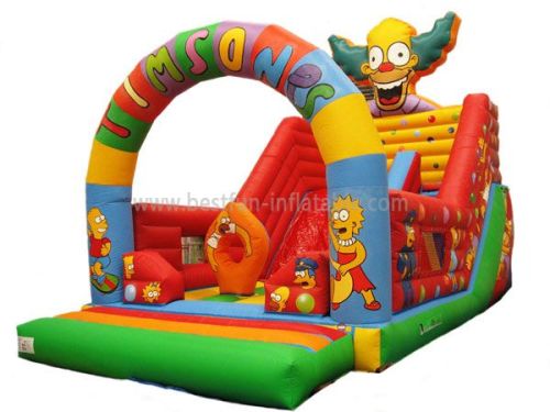 Backyard Inflatable Circle Slides