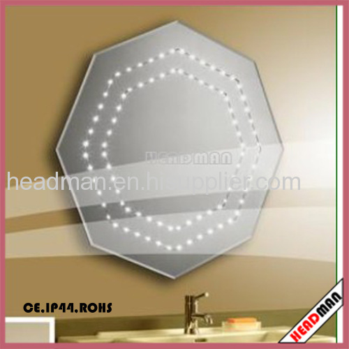 round shape high quality led lamp mirror