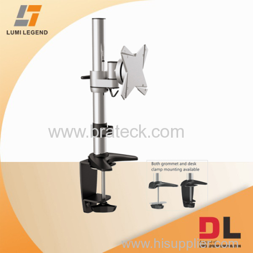 Aluminum and steel LCD arm standard vesa desk mount