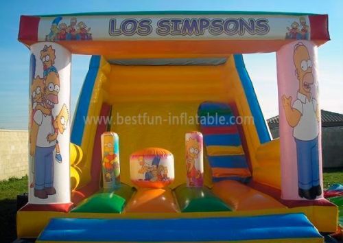 Los Simpasons Inflatable Water Park Slide Amusement