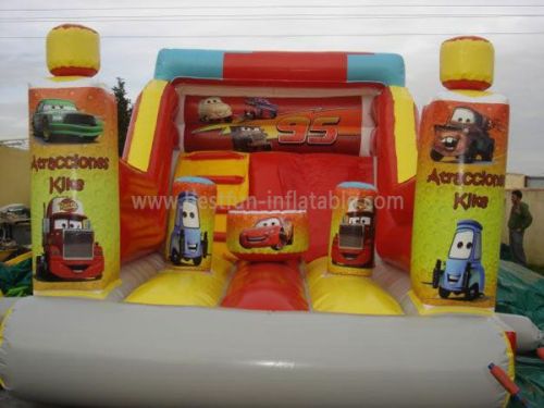 Attractive Inflatable Car Slide Bouncer Combo