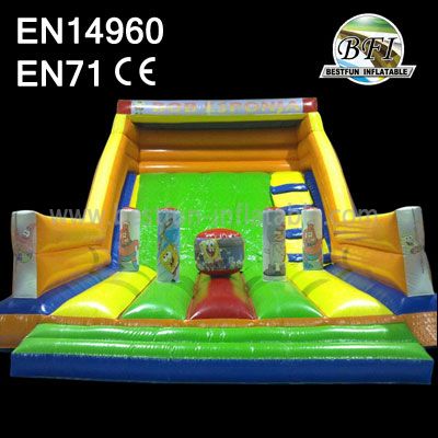 Sponge Bob Inflatable Rental Slide