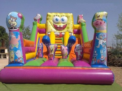 High Quality Spongebob Inflatable Backyard Water Slides