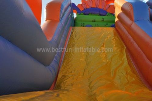 Inflatable Dino Dry Slide