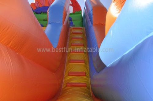 Inflatable Dino Dry Slide