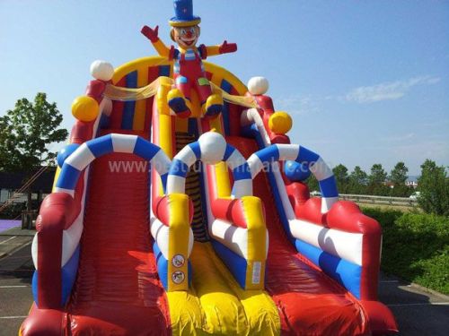 Inflatable Rainbow Arch Slide