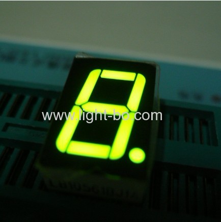 0.56" common cathode super red single digit 7 segment led display for digital indicator