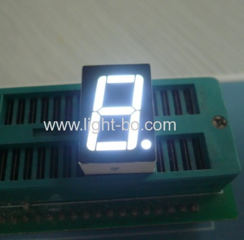 Super green 0.56" common cathode single digit 7 segment led display for instrument panel