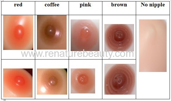 Natural feel realistic silicone breast forms for cross-dresser