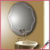 Mirror with Jewelry Case MDF Wooden Storage Case