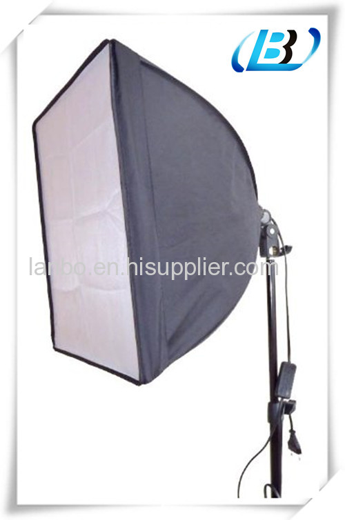 Square Softbox kit 5400K Quick Folding Softbox Continuous Lighting Stand kit with carry case