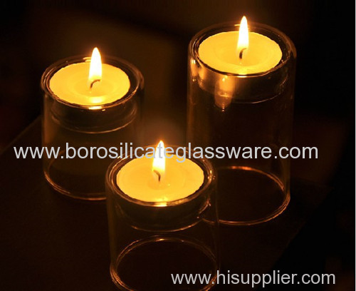 Nice Dining Table Borosilicate Glass Candle Holder