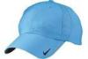 Blue Blank 5-Panel Embroidered Snapback Fitted Cap 58cm With Metal Buckle