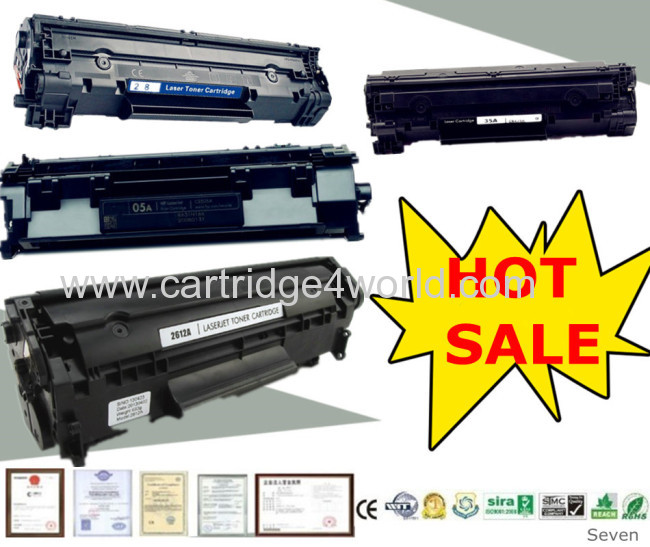 Cheap durable recycling ink printer toner cartridges brother canon oki toner printers used for HP CE505A