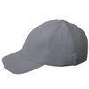 Grey Snapback Fitted Fitted Cap , Military Style Hats With 100% Cotton Velcro Buckle