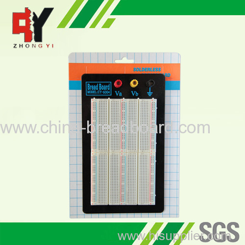 ZY-6004 - - 1500 points solderless breadboard