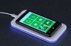 Qi wireless charger with LED band