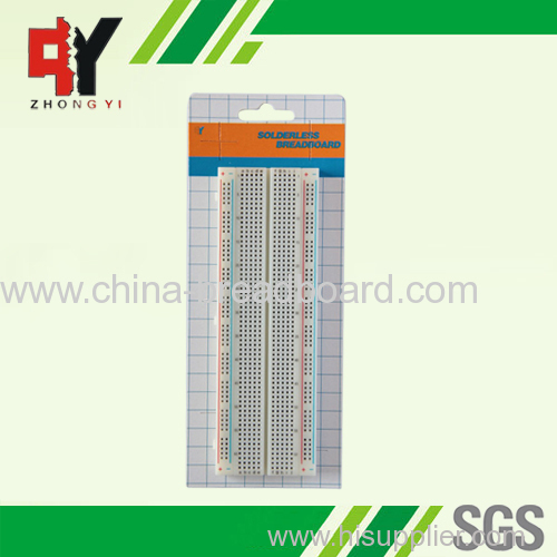 ZY-102 - - 830 points solderless breadboard